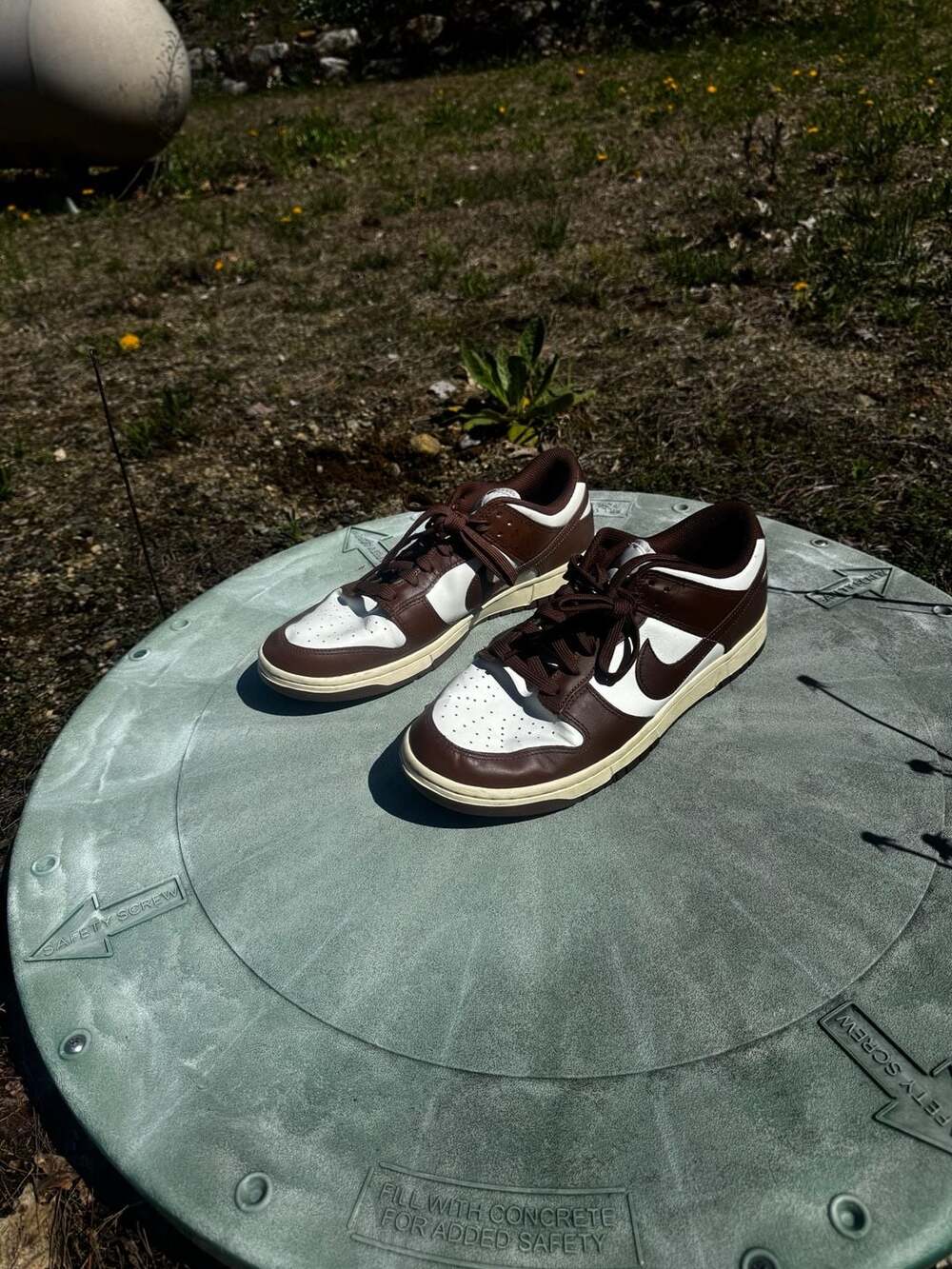 Nike Dunk Low Retro “Cacao Wow” Size 9 Brown Cream Sneakers